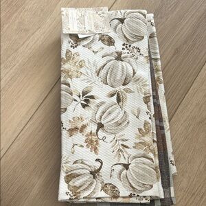 Autumn Pumpkin kitchen towels